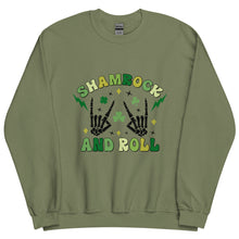 Load image into Gallery viewer, &#39;Shamrock &amp; Roll&#39; Unisex Sweatshirt
