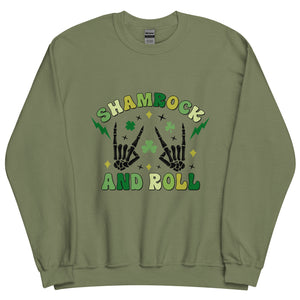 'Shamrock & Roll' Unisex Sweatshirt