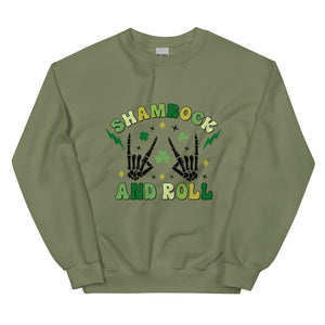 'Shamrock & Roll' Unisex Sweatshirt