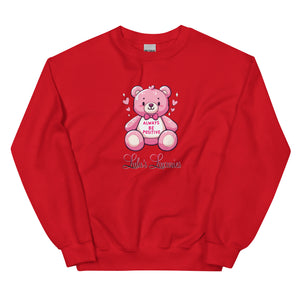 'Always Be Positive Pink Teddy Bear' Unisex Sweatshirt