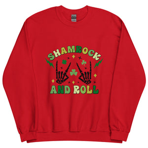 'Shamrock & Roll' Unisex Sweatshirt