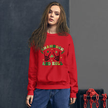 Load image into Gallery viewer, &#39;Shamrock &amp; Roll&#39; Unisex Sweatshirt
