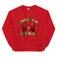 Load image into Gallery viewer, &#39;Shamrock &amp; Roll&#39; Unisex Sweatshirt
