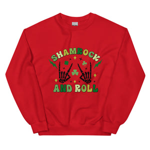 'Shamrock & Roll' Unisex Sweatshirt