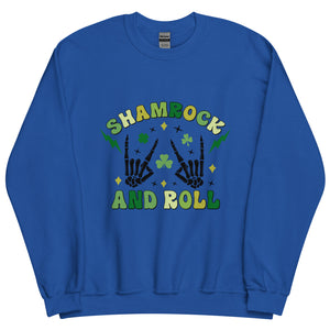 'Shamrock & Roll' Unisex Sweatshirt