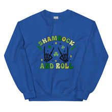 Load image into Gallery viewer, &#39;Shamrock &amp; Roll&#39; Unisex Sweatshirt
