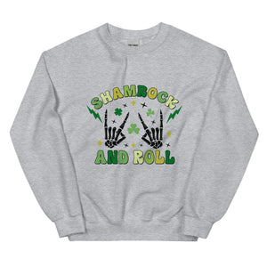 'Shamrock & Roll' Unisex Sweatshirt