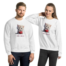 Load image into Gallery viewer, &#39;Kitten Love&#39; Unisex Sweatshirt
