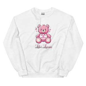 'Always Be Positive Pink Teddy Bear' Unisex Sweatshirt