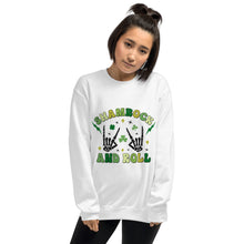 Load image into Gallery viewer, &#39;Shamrock &amp; Roll&#39; Unisex Sweatshirt
