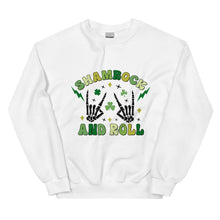 Load image into Gallery viewer, &#39;Shamrock &amp; Roll&#39; Unisex Sweatshirt
