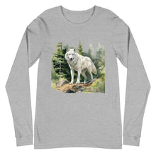 Load image into Gallery viewer, &#39;Wolf In The Woods&#39; Unisex Long Sleeve Tee
