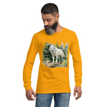 Load image into Gallery viewer, &#39;Wolf In The Woods&#39; Unisex Long Sleeve Tee
