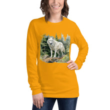 Load image into Gallery viewer, &#39;Wolf In The Woods&#39; Unisex Long Sleeve Tee
