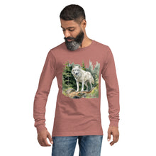 Load image into Gallery viewer, &#39;Wolf In The Woods&#39; Unisex Long Sleeve Tee
