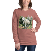 Load image into Gallery viewer, &#39;Wolf In The Woods&#39; Unisex Long Sleeve Tee
