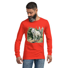 Load image into Gallery viewer, &#39;Wolf In The Woods&#39; Unisex Long Sleeve Tee
