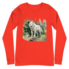 Load image into Gallery viewer, &#39;Wolf In The Woods&#39; Unisex Long Sleeve Tee
