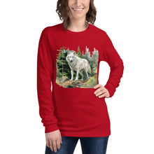 Load image into Gallery viewer, &#39;Wolf In The Woods&#39; Unisex Long Sleeve Tee
