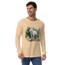 Load image into Gallery viewer, &#39;Wolf In The Woods&#39; Unisex Long Sleeve Tee
