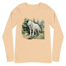 Load image into Gallery viewer, &#39;Wolf In The Woods&#39; Unisex Long Sleeve Tee
