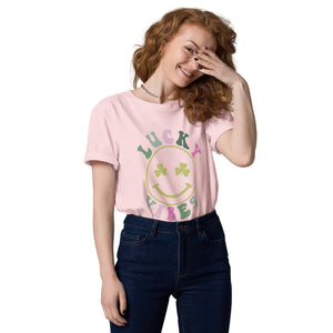 'Lucky Vibes' Unisex Organic Cotton T-Shirt