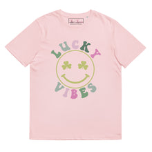 Load image into Gallery viewer, &#39;Lucky Vibes&#39; Unisex Organic Cotton T-Shirt
