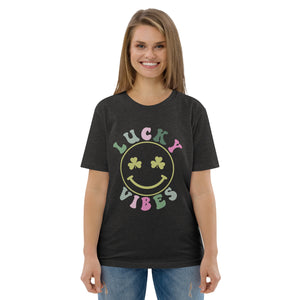 'Lucky Vibes' Unisex Organic Cotton T-Shirt