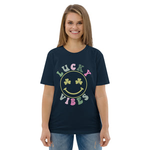 'Lucky Vibes' Unisex Organic Cotton T-Shirt