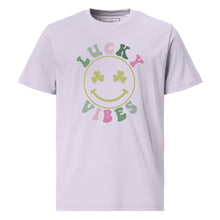 Load image into Gallery viewer, &#39;Lucky Vibes&#39; Unisex Organic Cotton T-Shirt
