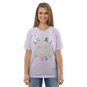 'Lucky Vibes' Unisex Organic Cotton T-Shirt