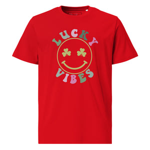 'Lucky Vibes' Unisex Organic Cotton T-Shirt