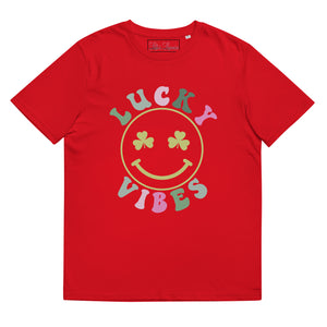 'Lucky Vibes' Unisex Organic Cotton T-Shirt