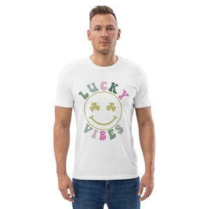 'Lucky Vibes' Unisex Organic Cotton T-Shirt