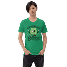 Load image into Gallery viewer, &#39;Who Needs Luck With All This Charm&#39; Unisex T-Shirt
