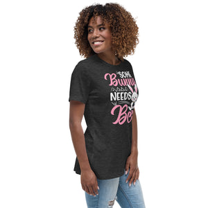 'Some Bunny Needs Beer' Women's Relaxed T-Shirt