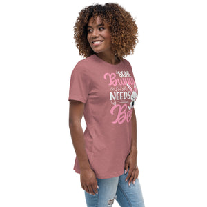 'Some Bunny Needs Beer' Women's Relaxed T-Shirt