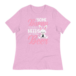 'Some Bunny Needs Beer' Women's Relaxed T-Shirt