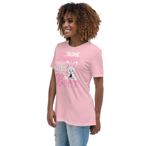 'Some Bunny Needs Beer' Women's Relaxed T-Shirt