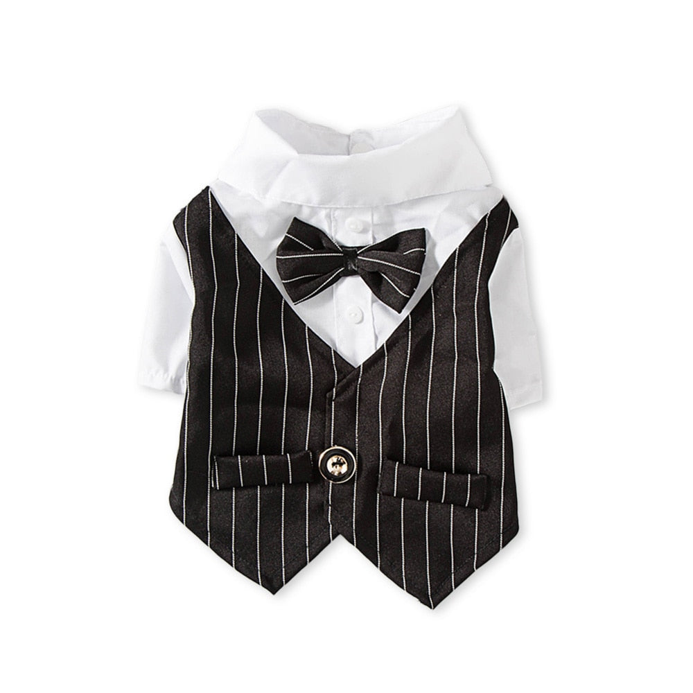 Formal Gentleman Dog Clothes For Wedding Tuxedo Suit