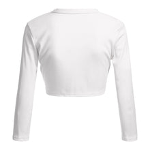 Load image into Gallery viewer, 3/4 Sleeve Cropped Short Cardigan Sweater
