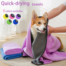 Load image into Gallery viewer, Pet Towel - Quick Dry Dog Towel Absorbent &amp; Soft
