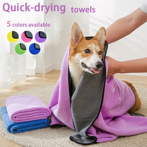 Pet Towel - Quick Dry Dog Towel Absorbent & Soft