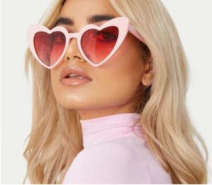 'Love Heart Shaped Women's Sunglasses'