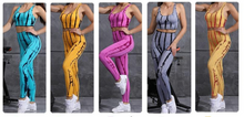 Load image into Gallery viewer, 2PC Tie Dye Seamless Women&#39;s Yoga Workout Matching Set
