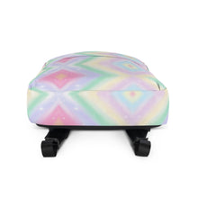 Load image into Gallery viewer, &#39;Pastel Rainbow Tie Dye Print&#39; Backpack
