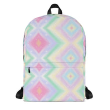 Load image into Gallery viewer, &#39;Pastel Rainbow Tie Dye Print&#39; Backpack
