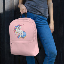 Load image into Gallery viewer, &#39;Light Pink Unicorn&#39; Backpack
