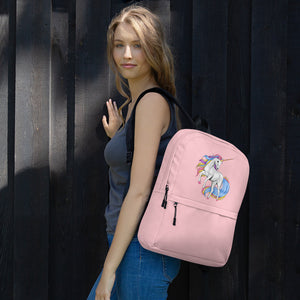 'Light Pink Unicorn' Backpack