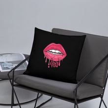 Load image into Gallery viewer, &#39;I Love You Lips &amp; Unicorn&#39; Basic Pillow
